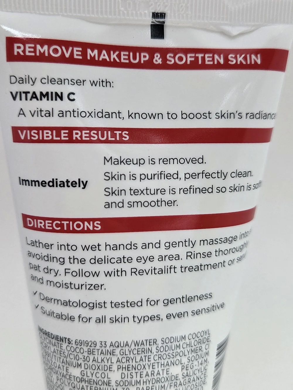 $7 When Bundled with $8 -  L'Oréal Revitalift Daily Cream Cleanser